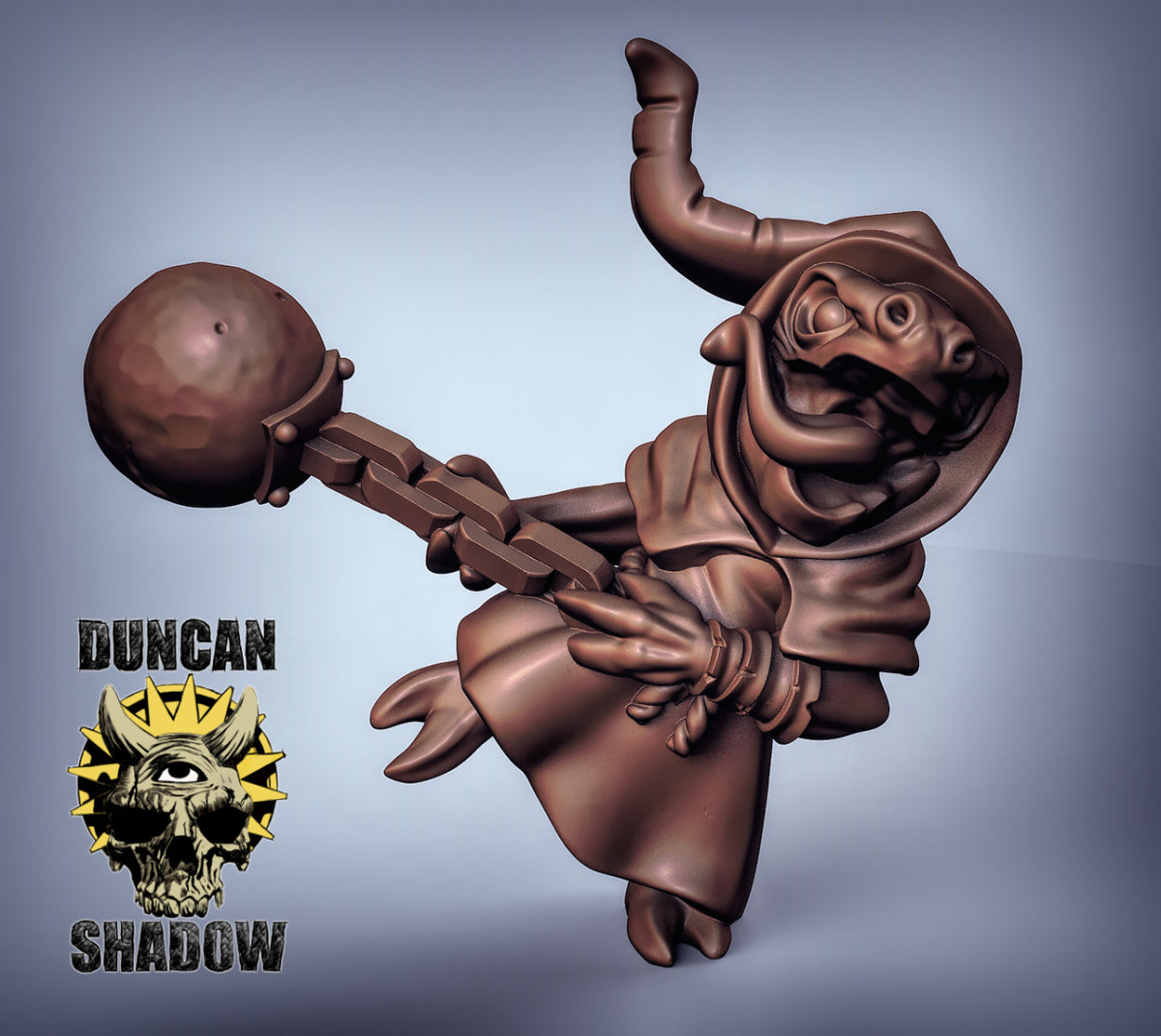 Kobolds with Ball and Chain Resin 3D Models for Dungeons & Dragons & Board RPGs