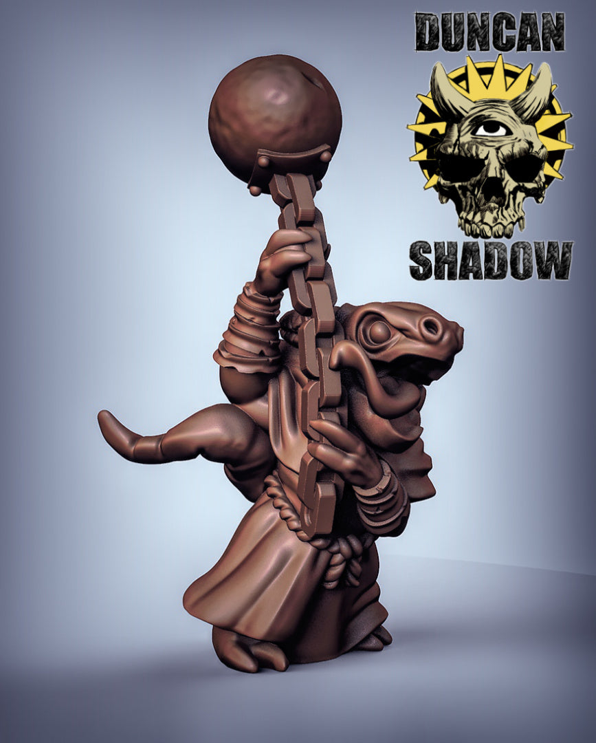 Kobolds with Ball and Chain Resin 3D Models for Dungeons & Dragons & Board RPGs