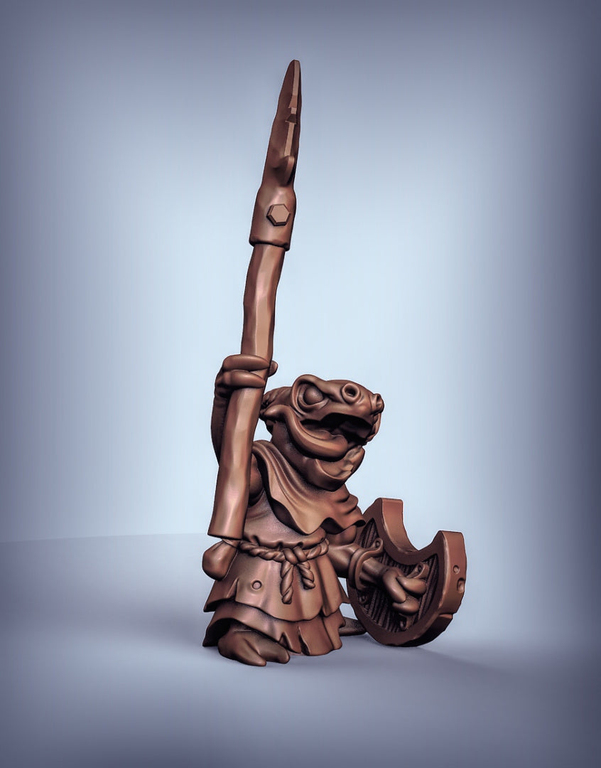 Kobold With Spears Resin 3D Models for Dungeons & Dragons & Board RPGs