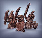 Kobolds with swords Resin 3D Models for Dungeons & Dragons & Board RPGs