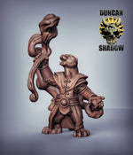 Otter Wizard 3D Models for Dungeons & Dragons & Board RPGs by Duncan Shadow
