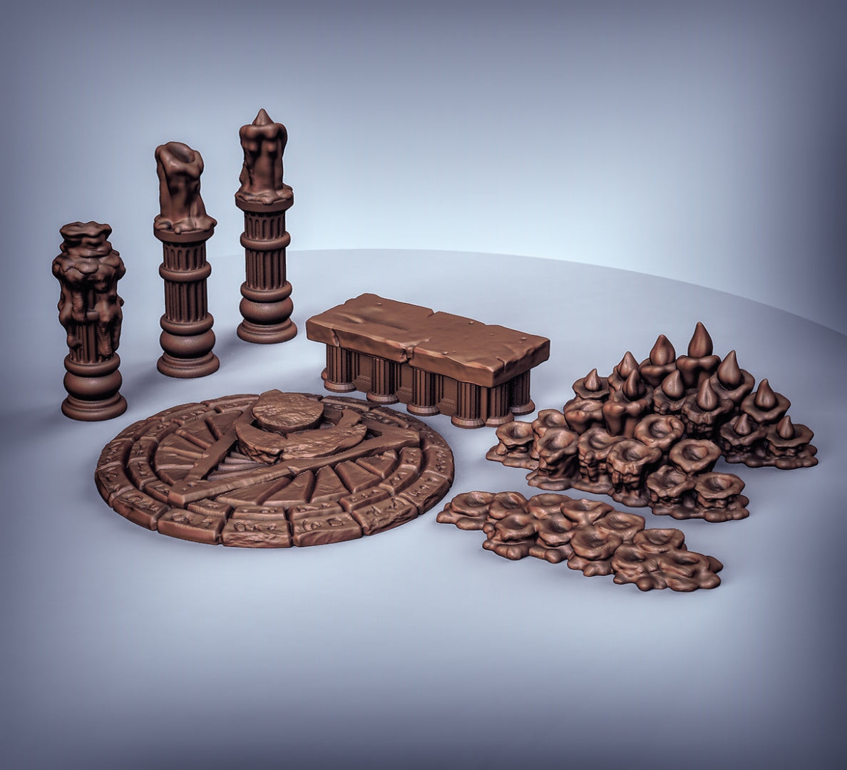Cultist Terrain Resin 3D Models for Dungeons & Dragons & Board RPGs