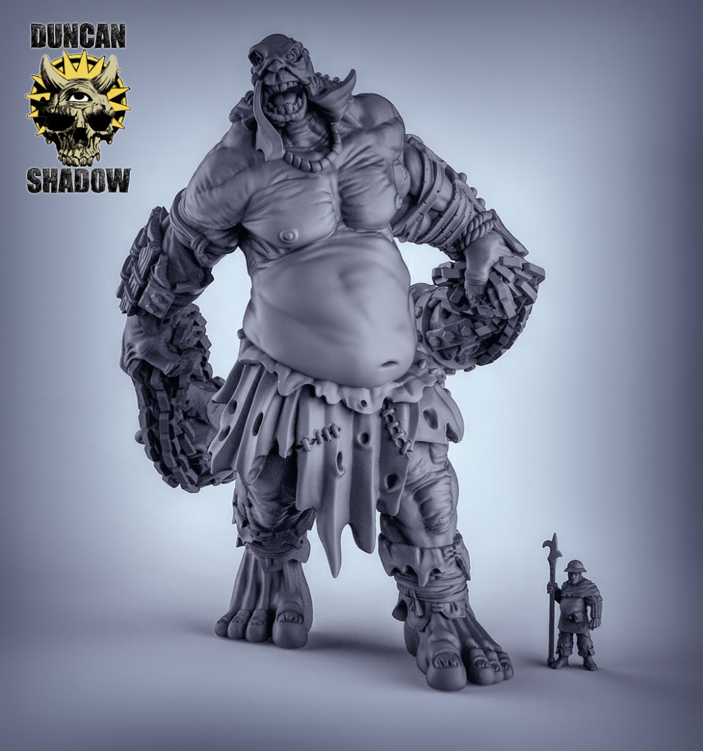 Titan with Flails - 6 or 8 Inch Tall Resin Model for Dungeons n Dragons & Board RPGs