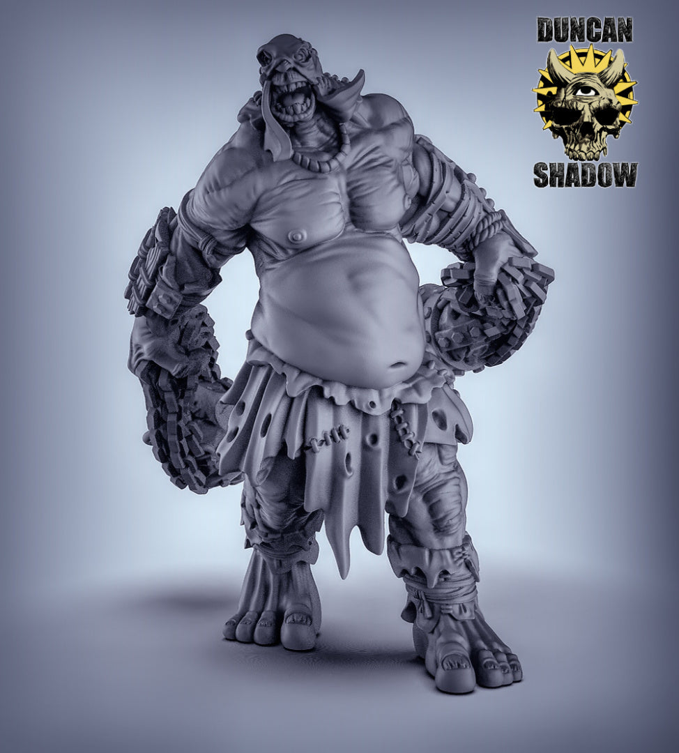 Titan with Flails - 6 or 8 Inch Tall Resin Model for Dungeons n Dragons & Board RPGs