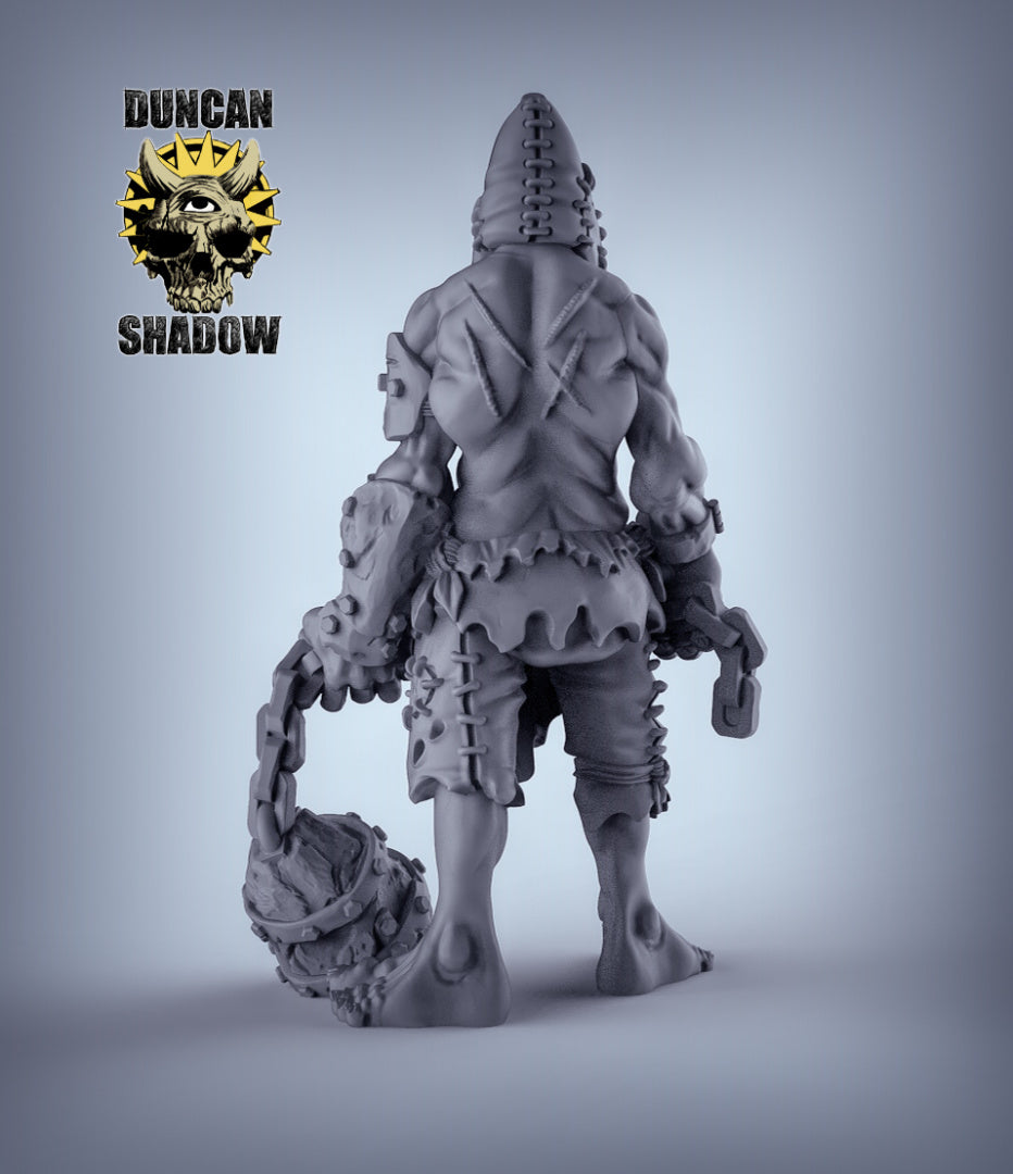 Giant with Flail Resin Miniature for DnD | Tabletop Gaming