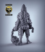 Giant with Flail Resin Miniature for DnD | Tabletop Gaming