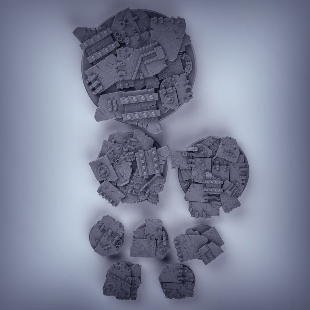 Scrap Bases Resin Miniature for DnD | Tabletop Gaming