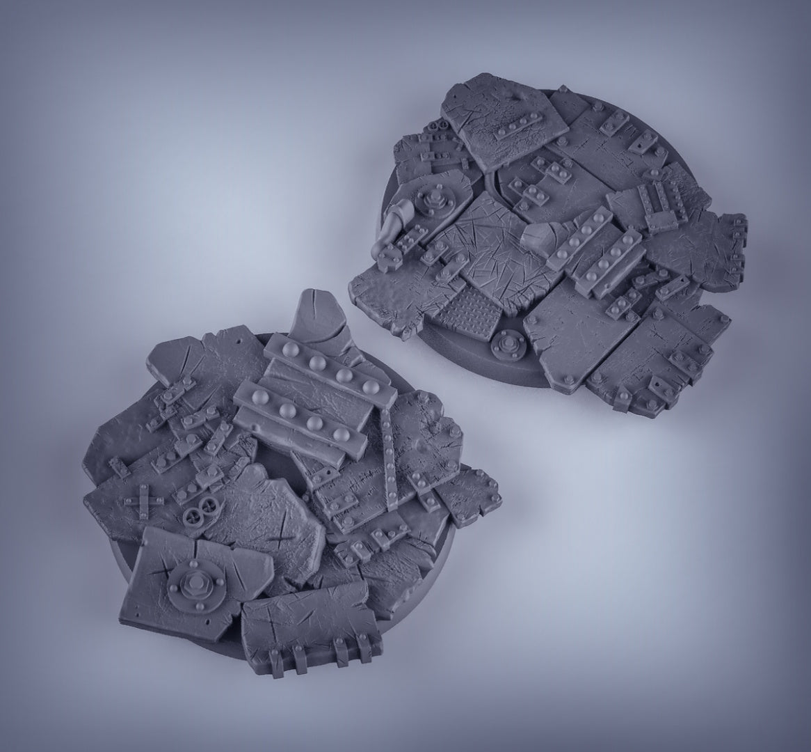 Scrap Bases Resin Miniature for DnD | Tabletop Gaming