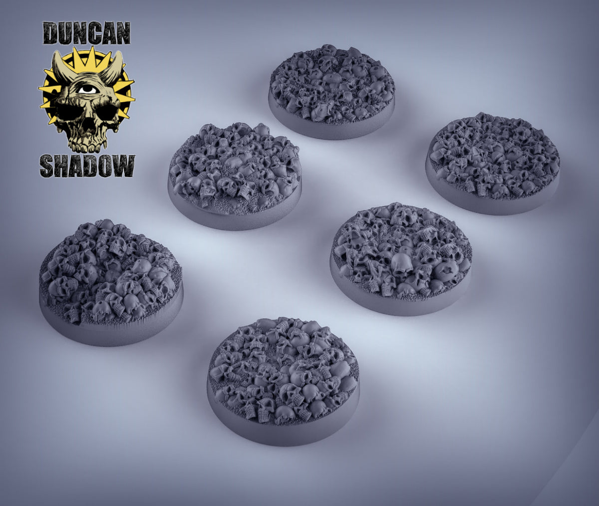Skull Bases Resin Miniature for DnD | Tabletop Gaming