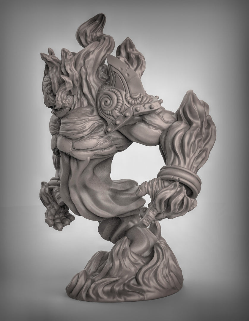 Fire Elementals Resin 3D Models for Dungeons & Dragons & Board RPGs