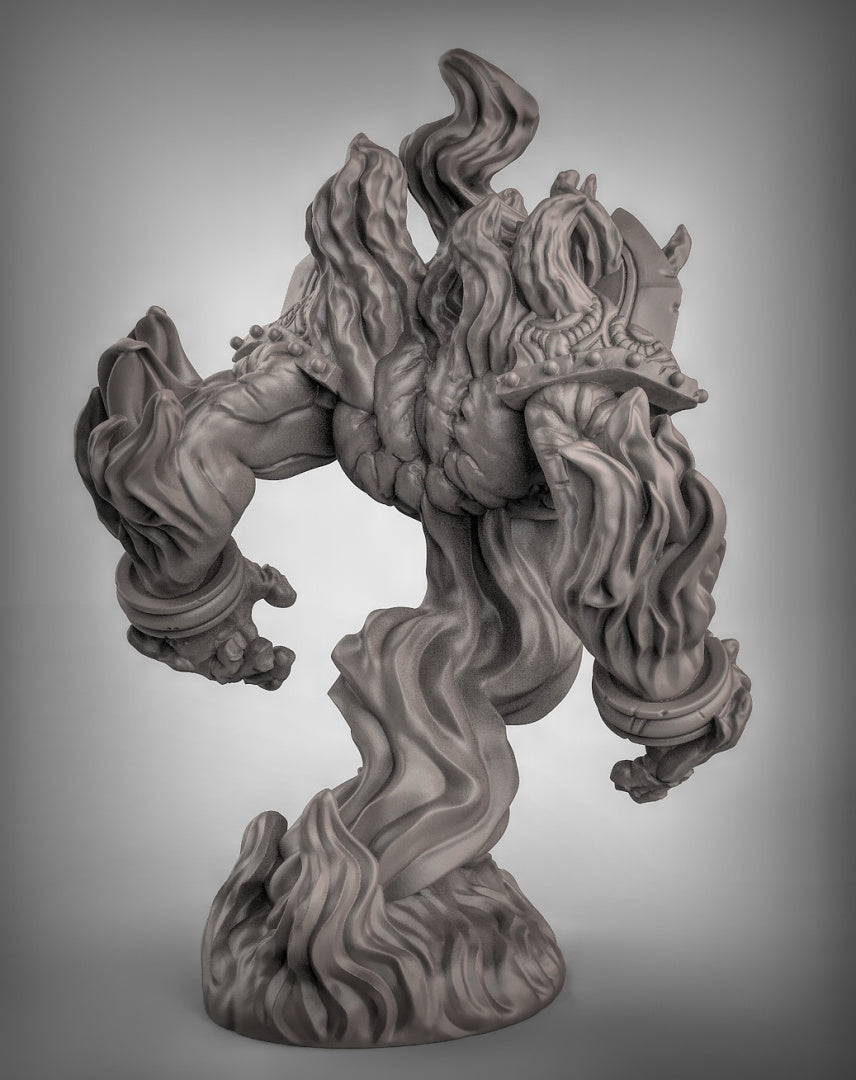Fire Elementals Resin 3D Models for Dungeons & Dragons & Board RPGs