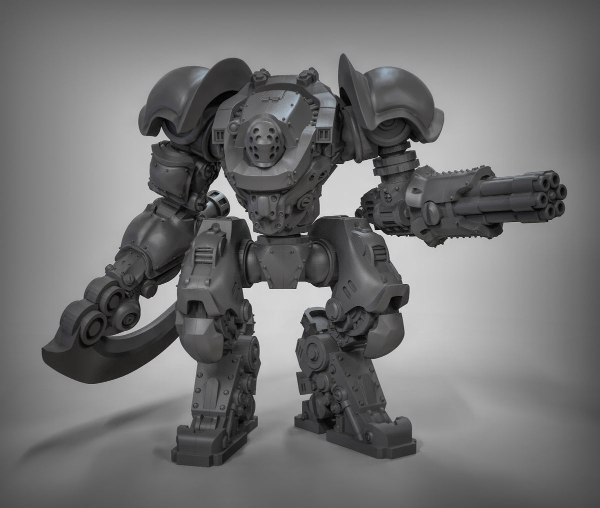 Mecha Resin Model for Dungeons & Dragons & Board RPGs