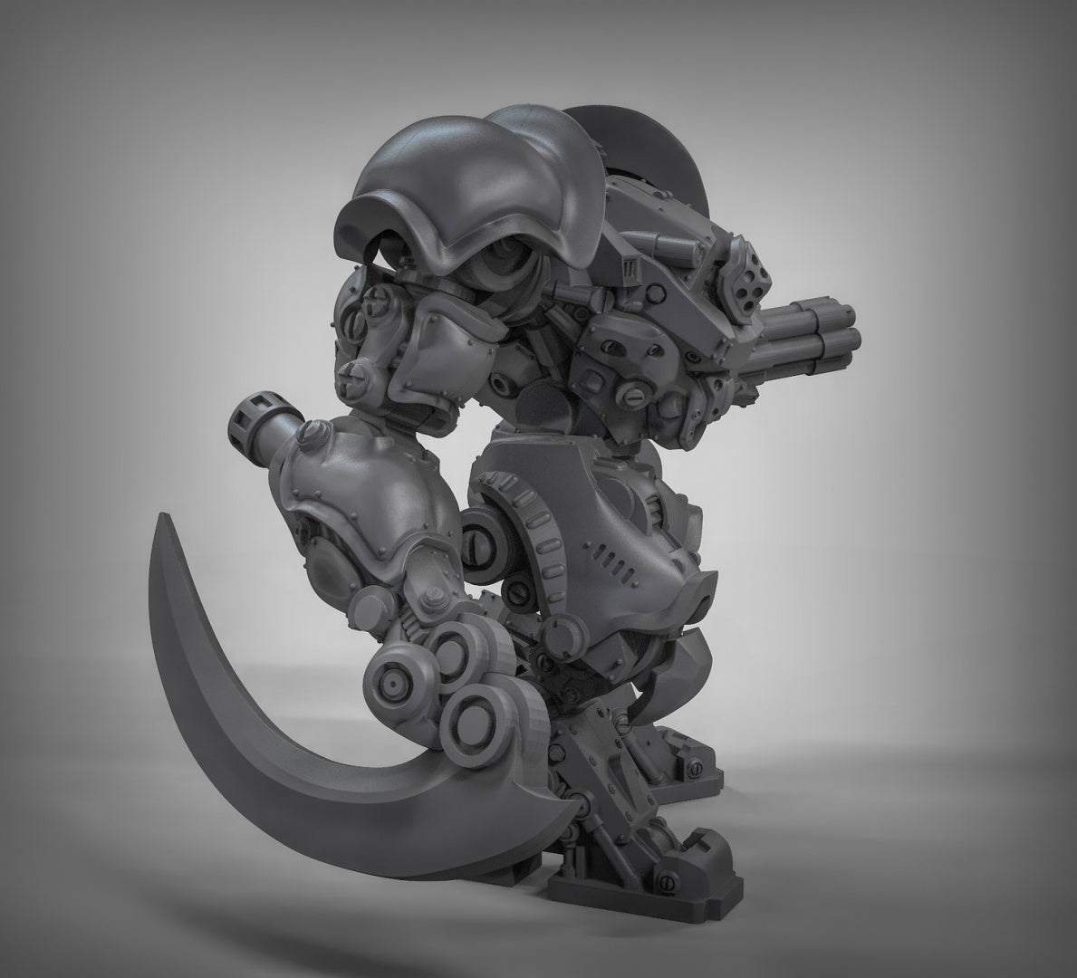 Mecha Resin Model for Dungeons & Dragons & Board RPGs