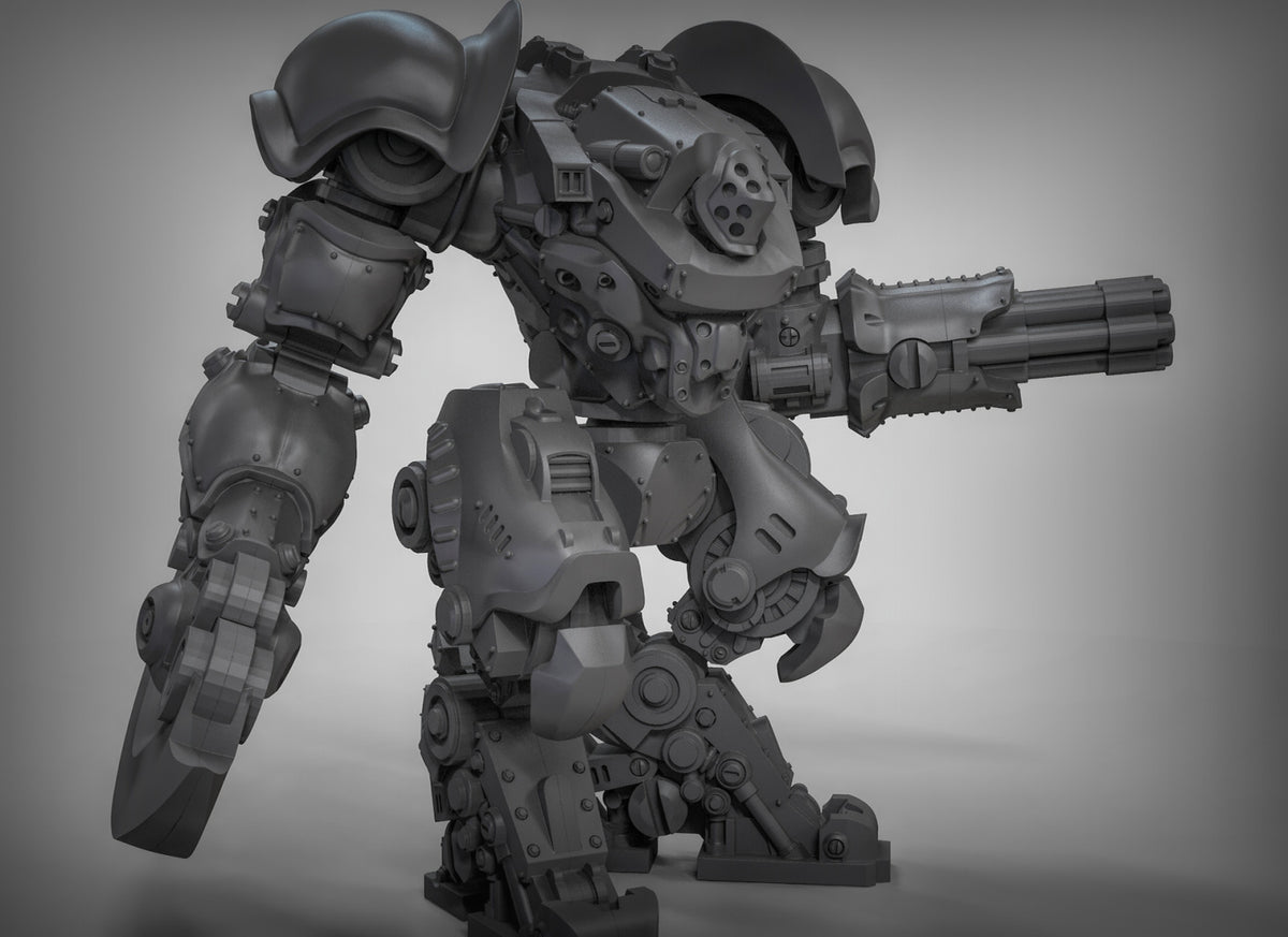 Mecha Resin Model for Dungeons & Dragons & Board RPGs