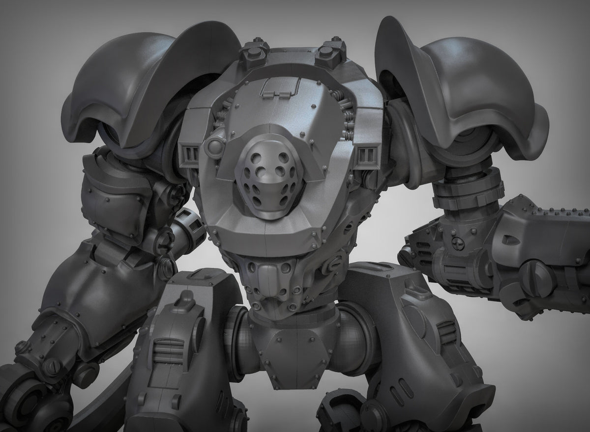 Mecha Resin Model for Dungeons & Dragons & Board RPGs