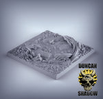 Woodland Bases Square Resin Miniature for DnD | Tabletop Gaming
