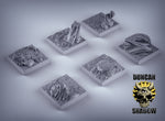 Woodland Bases Square Resin Miniature for DnD | Tabletop Gaming