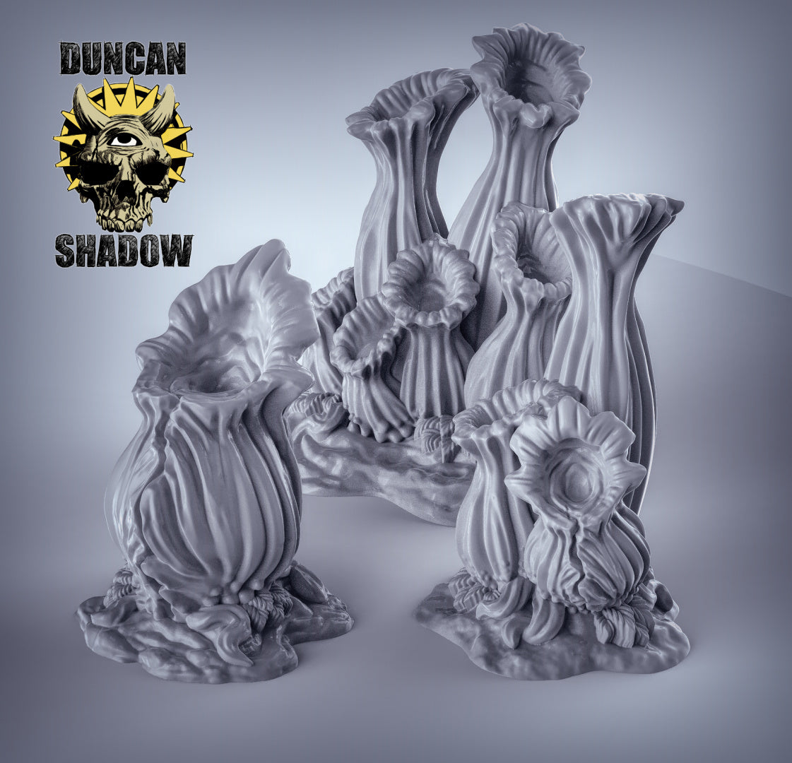 Pitcher Plant Terrain Resin 3D Models for Dungeons & Dragons & Board RPGs