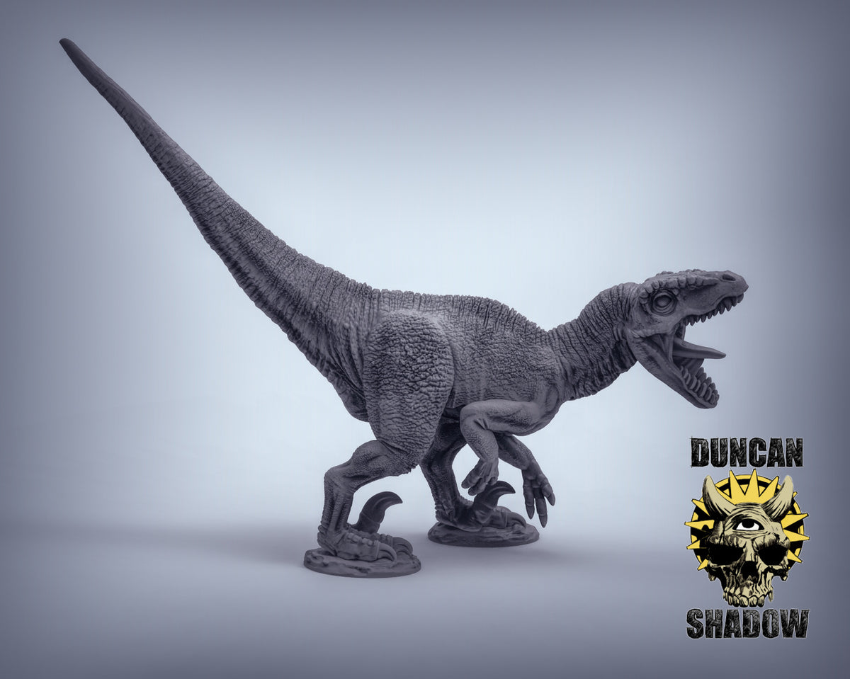 Velociraptors Dinosaur (no feathers) Resin Miniature for DnD | Tabletop Gaming