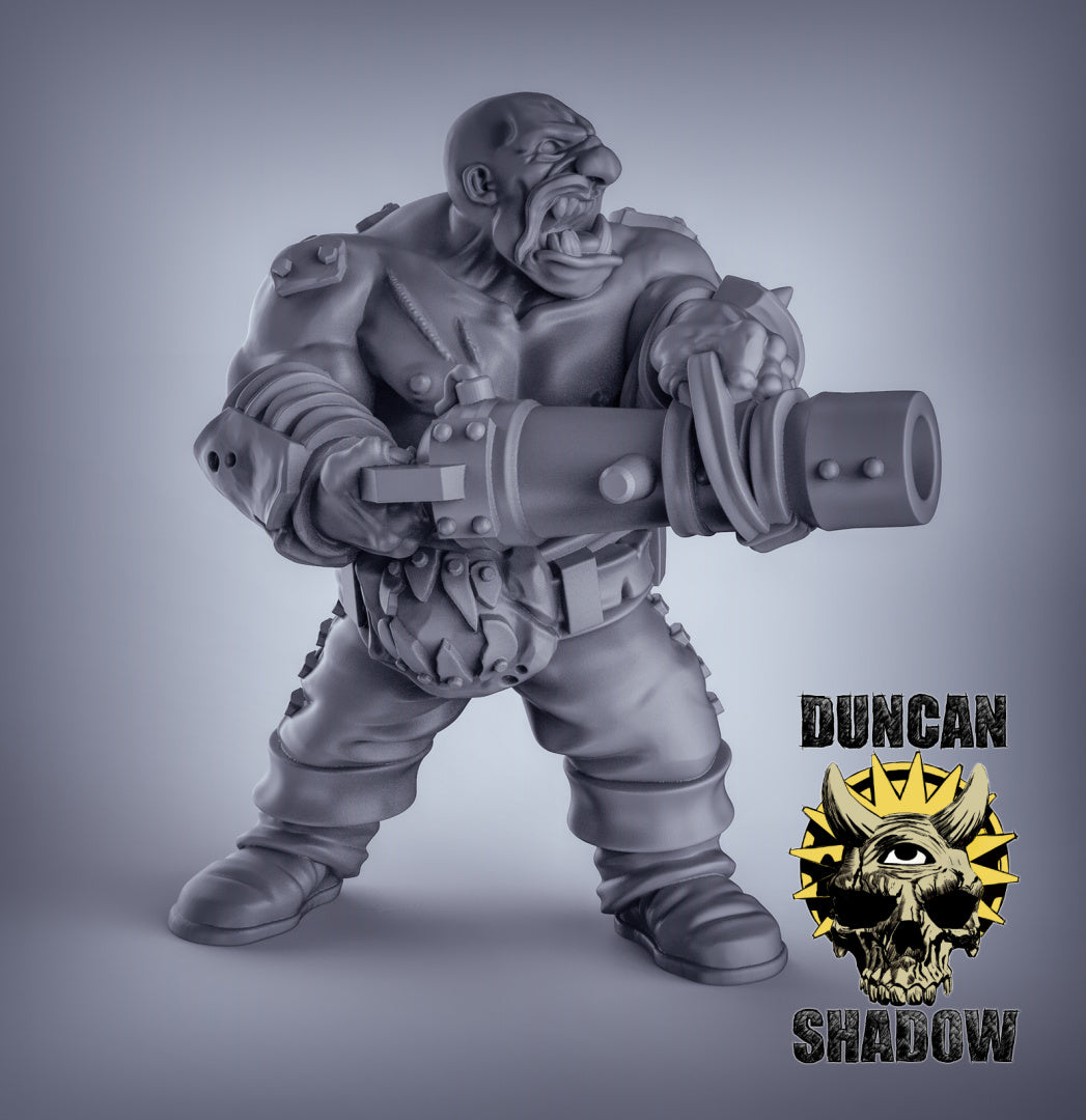 Ogres with Cannons Resin Miniature for DnD | Tabletop Gaming