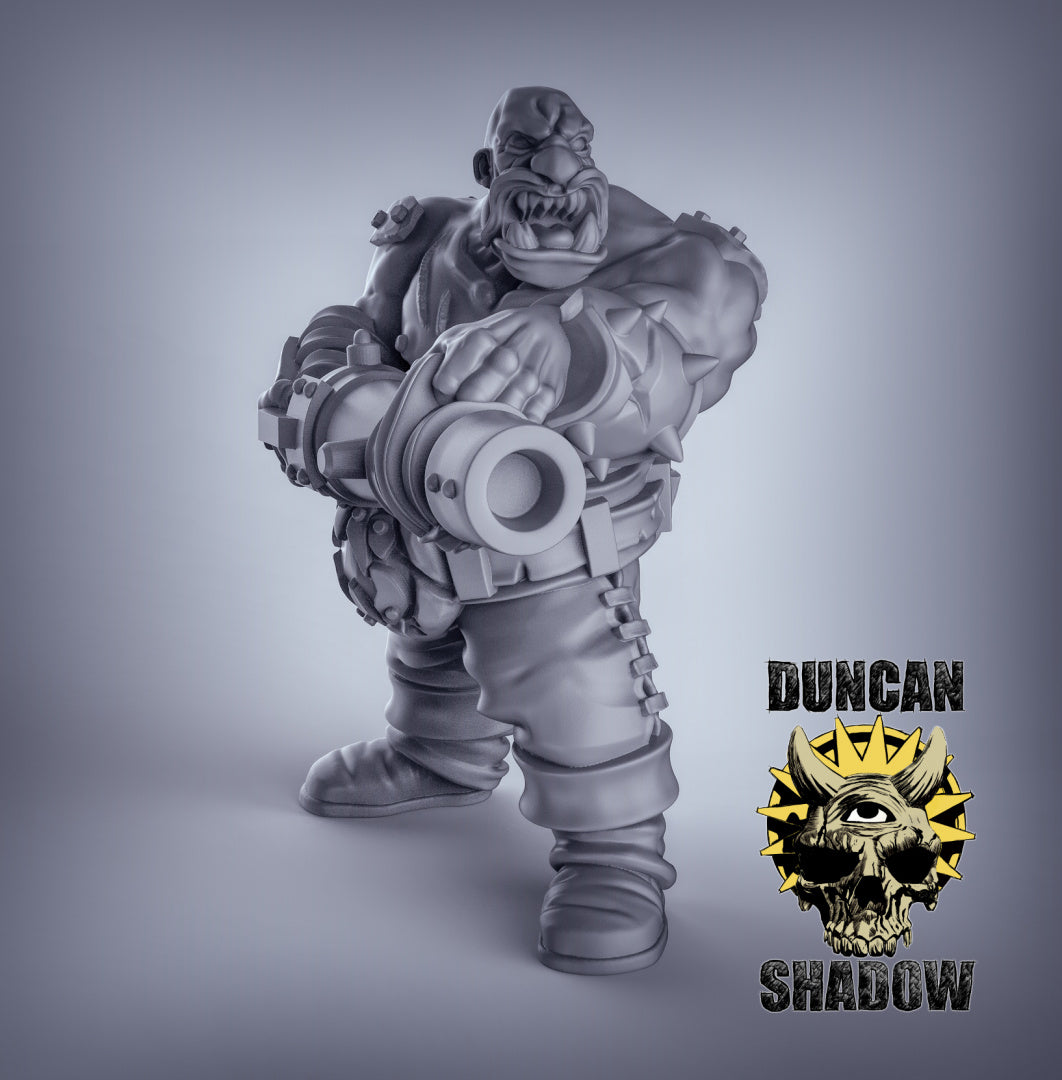 Ogres with Cannons Resin Miniature for DnD | Tabletop Gaming