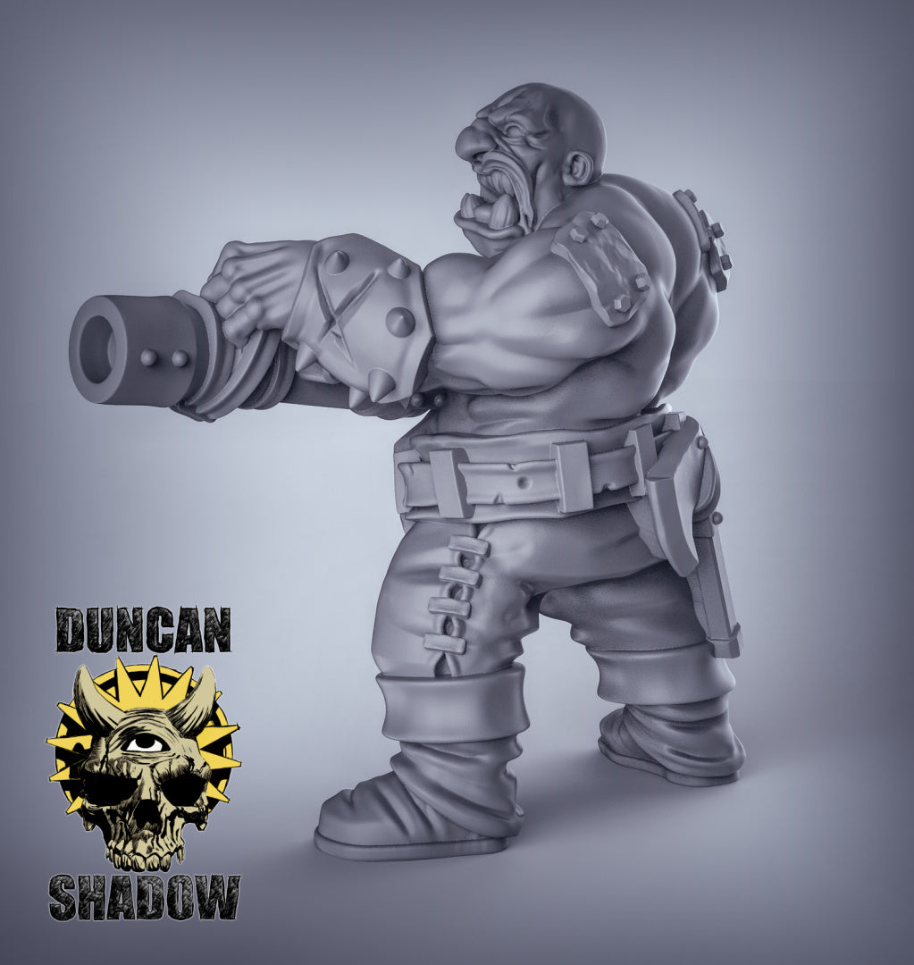 Ogres with Cannons Resin Miniature for DnD | Tabletop Gaming