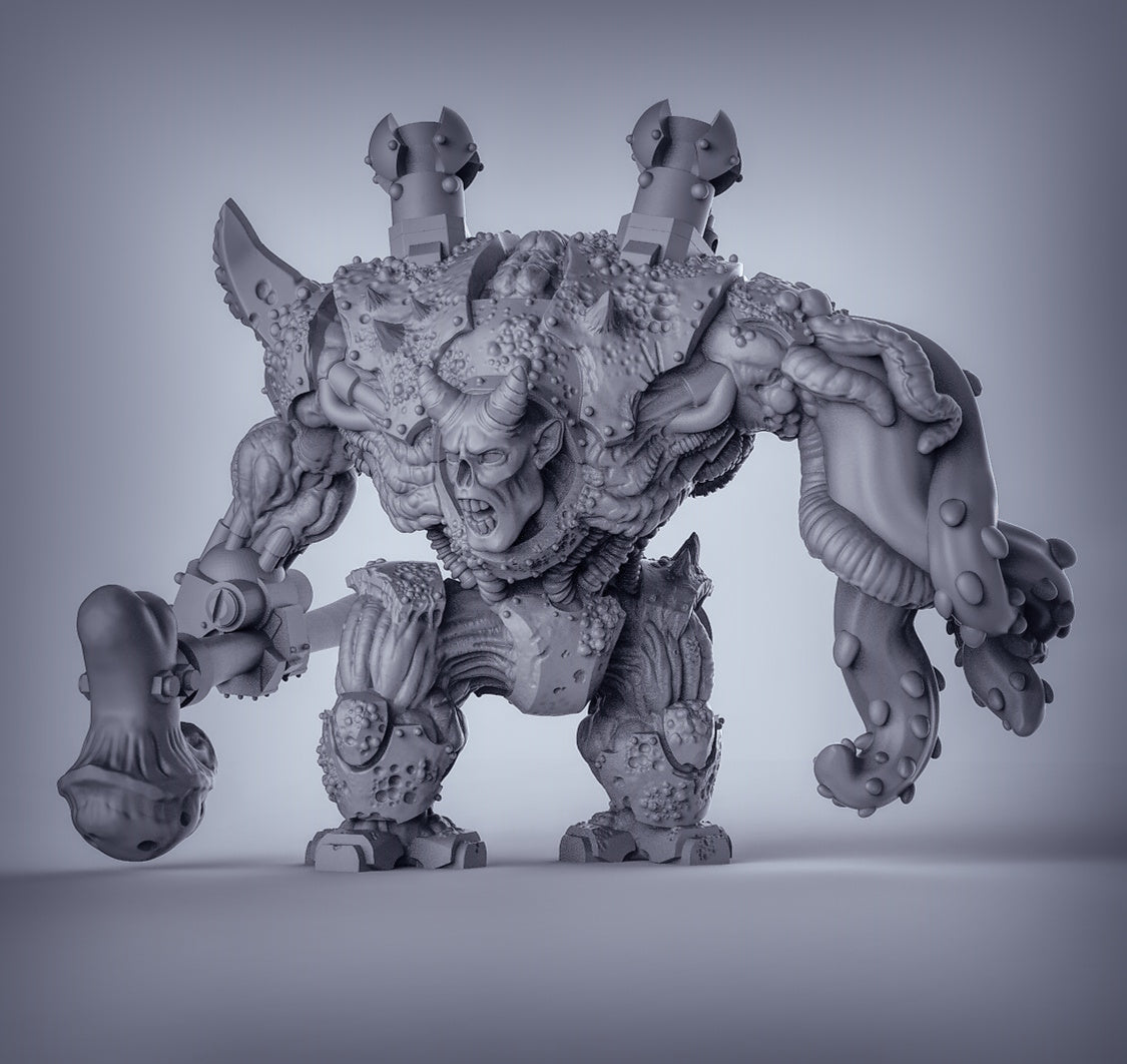 Chaos Dreadnought Close Combat and Ranged Resin Miniature for DnD | Tabletop Gaming I War Gaming