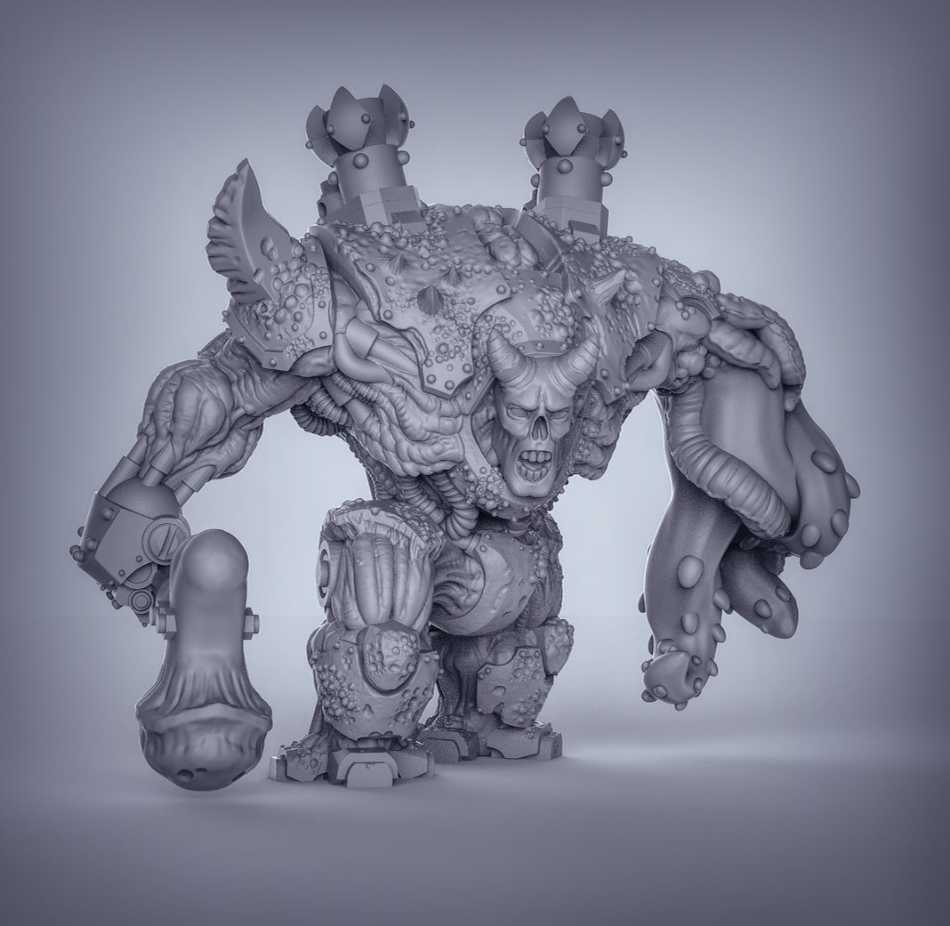Chaos Dreadnought Close Combat and Ranged Resin Miniature for DnD | Tabletop Gaming I War Gaming