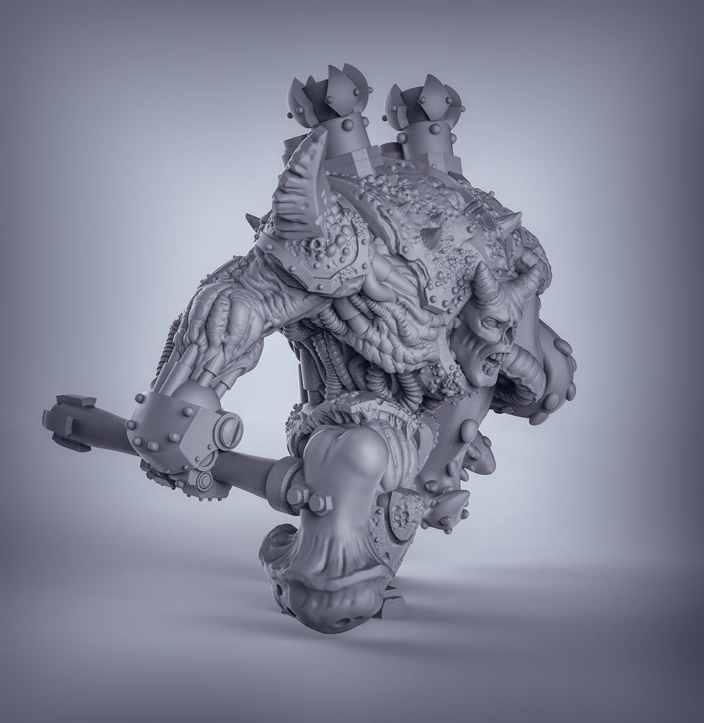 Chaos Dreadnought Close Combat and Ranged Resin Miniature for DnD | Tabletop Gaming I War Gaming