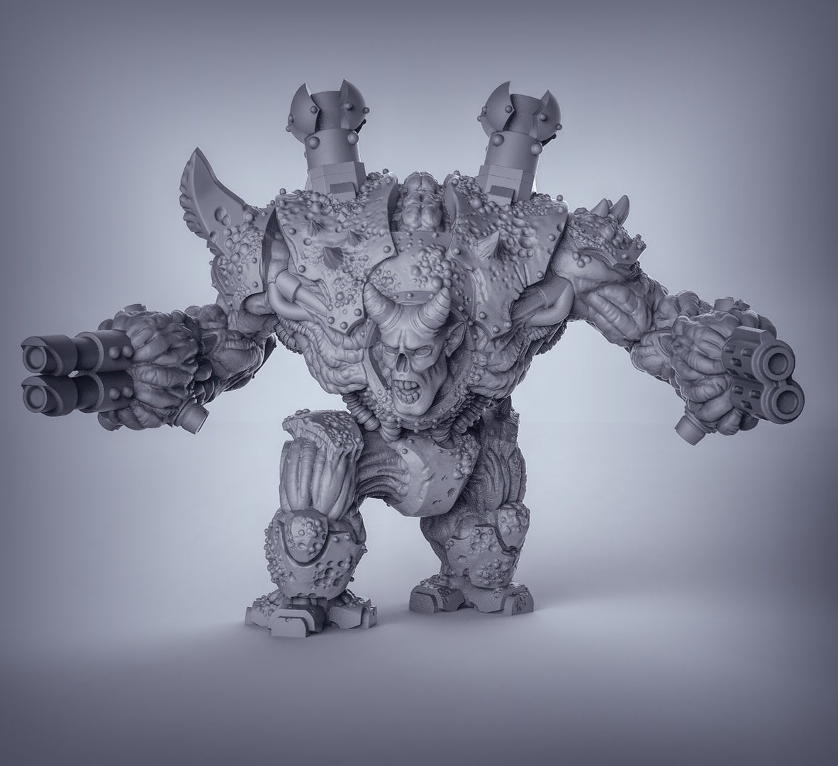 Chaos Dreadnought Close Combat and Ranged Resin Miniature for DnD | Tabletop Gaming I War Gaming