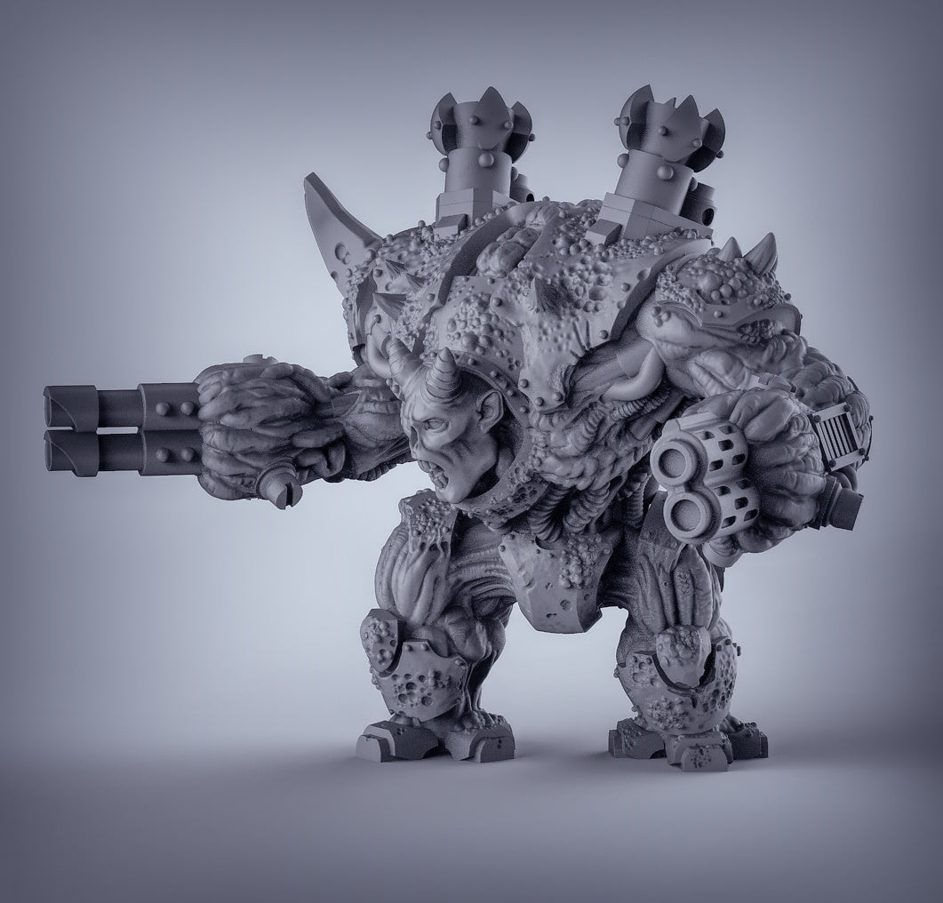 Chaos Dreadnought Close Combat and Ranged Resin Miniature for DnD | Tabletop Gaming I War Gaming