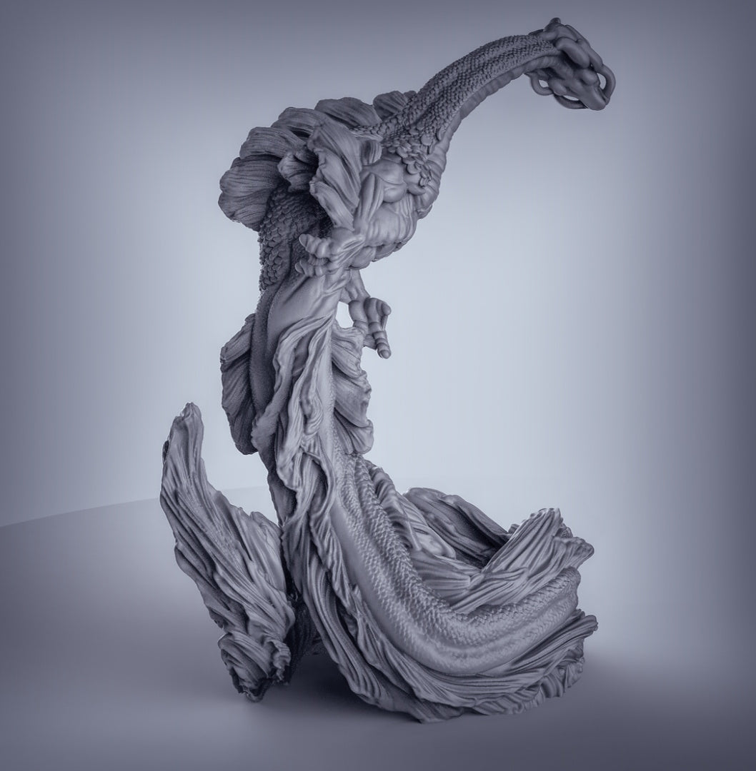 Axolotl Dragon Resin 3D Models for Dungeons & Dragons & Board RPGs