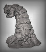 Frost Worm Resin Miniature for DnD | Tabletop Gaming