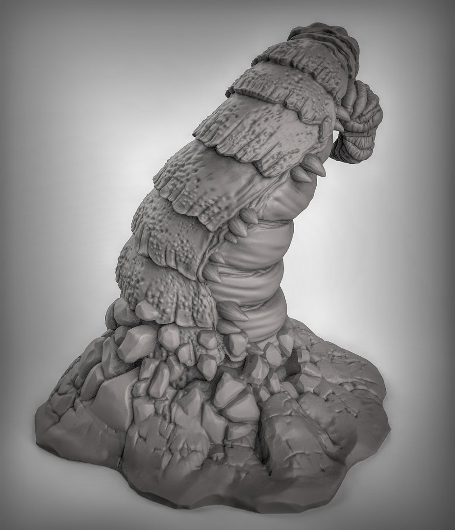Frost Worm Resin Miniature for DnD | Tabletop Gaming