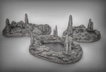 Rock Pools Terrain Models for Dungeons & Dragons & Board RPGs