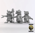 Racoon Folk Druids Resin Models for Dungeons & Dragons & Board RPGs