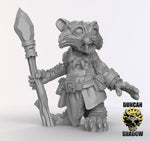 Racoon Folk Druids Resin Models for Dungeons & Dragons & Board RPGs