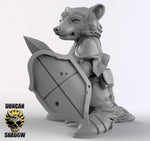 Racoon Folk Knights Resin Models for Dungeons & Dragons & Board RPGs