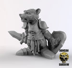 Racoon Folk Knights Resin Models for Dungeons & Dragons & Board RPGs
