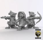 Racoon Folk Rogues Resin Models for Dungeons & Dragons & Board RPGs