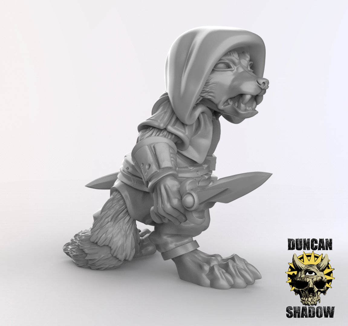 Racoon Folk Rogues Resin Models for Dungeons & Dragons & Board RPGs