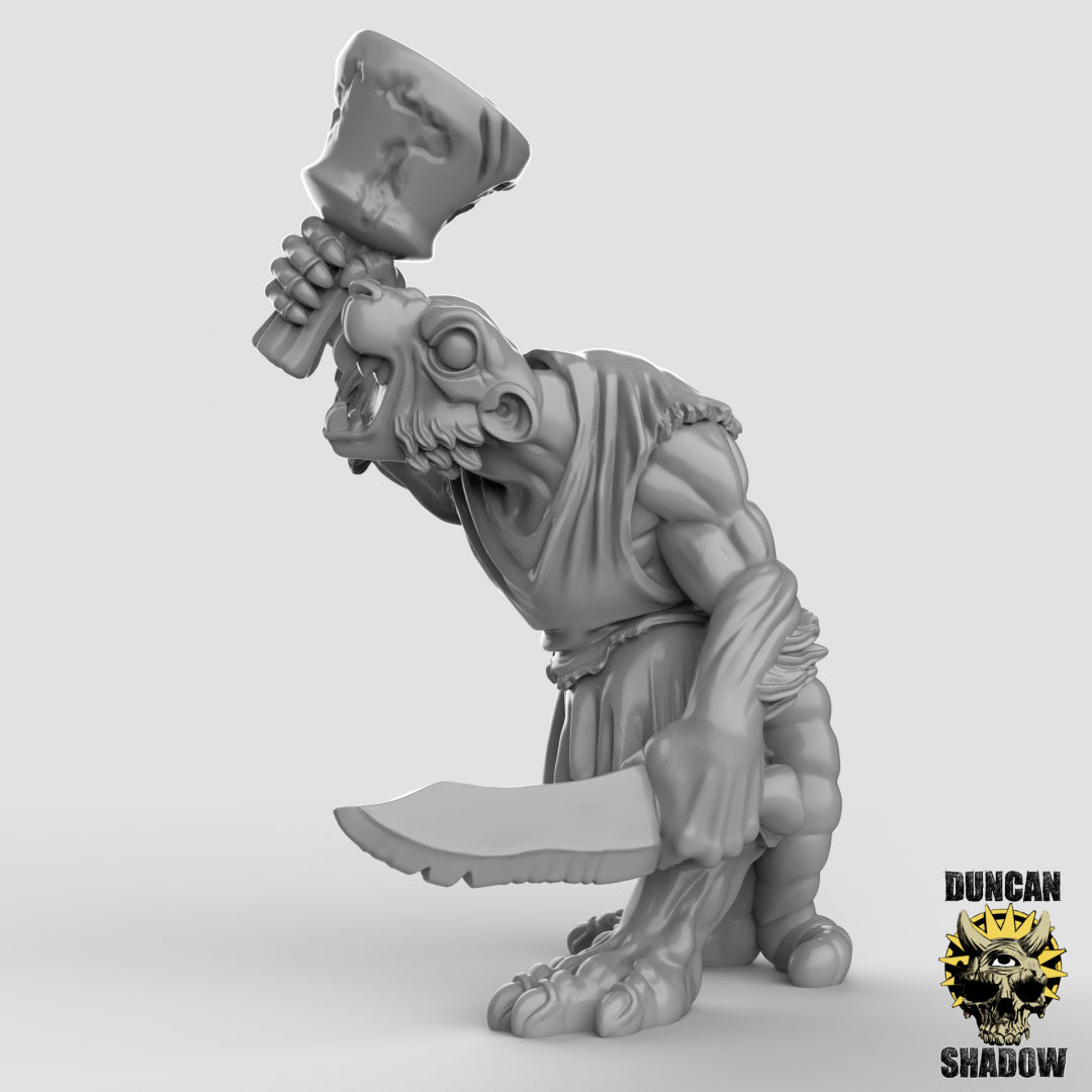 Rat Folk Command Resin Models for Dungeons & Dragons & Board RPGs