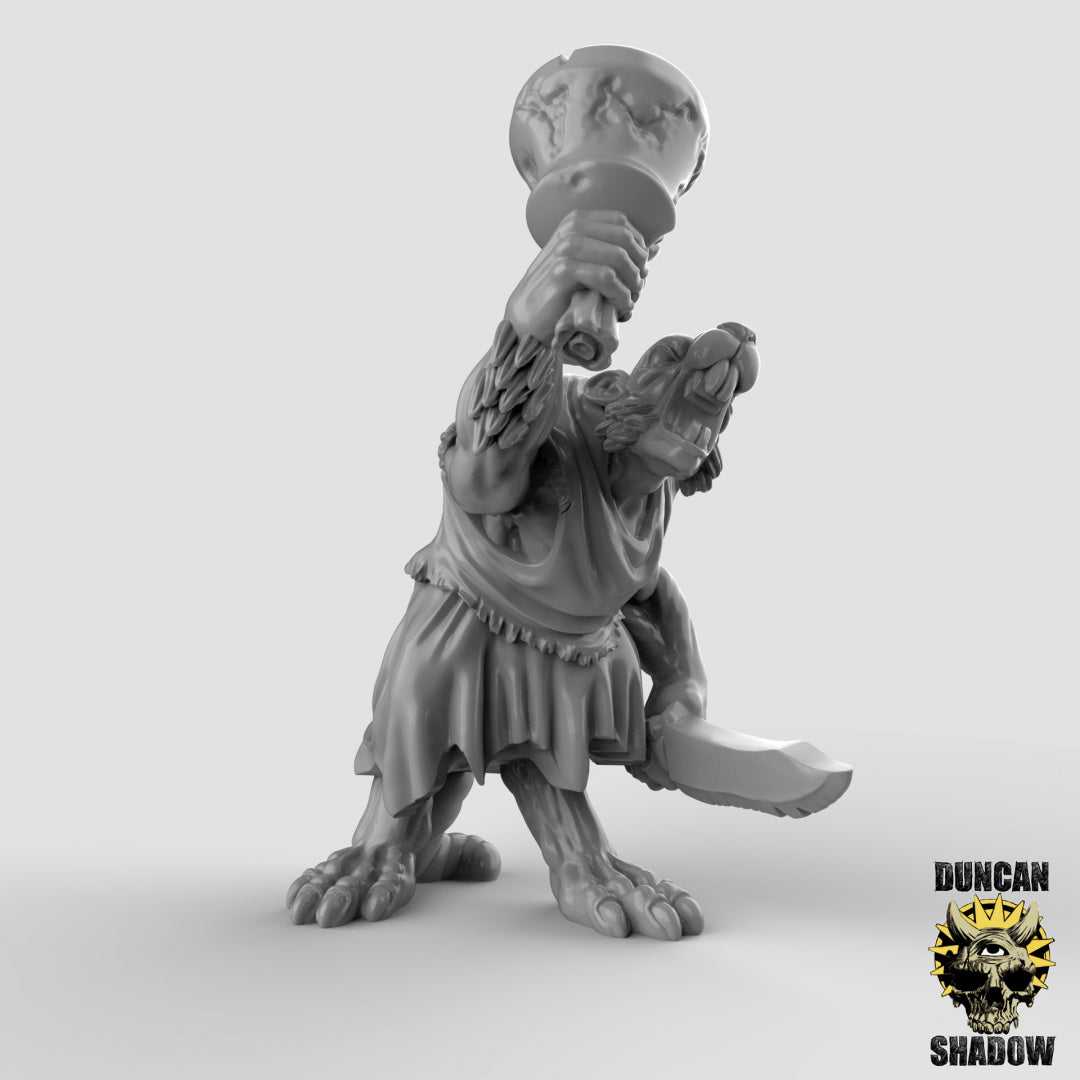 Rat Folk Command Resin Models for Dungeons & Dragons & Board RPGs