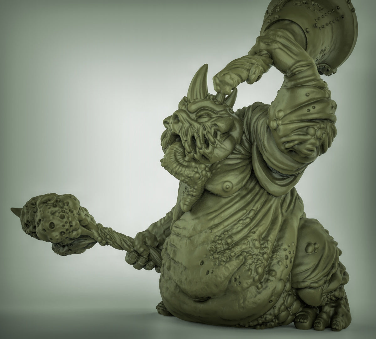 Nalfeshnee Alternant Head Models (Pair) for Dungeons & Dragons & Board RPGs