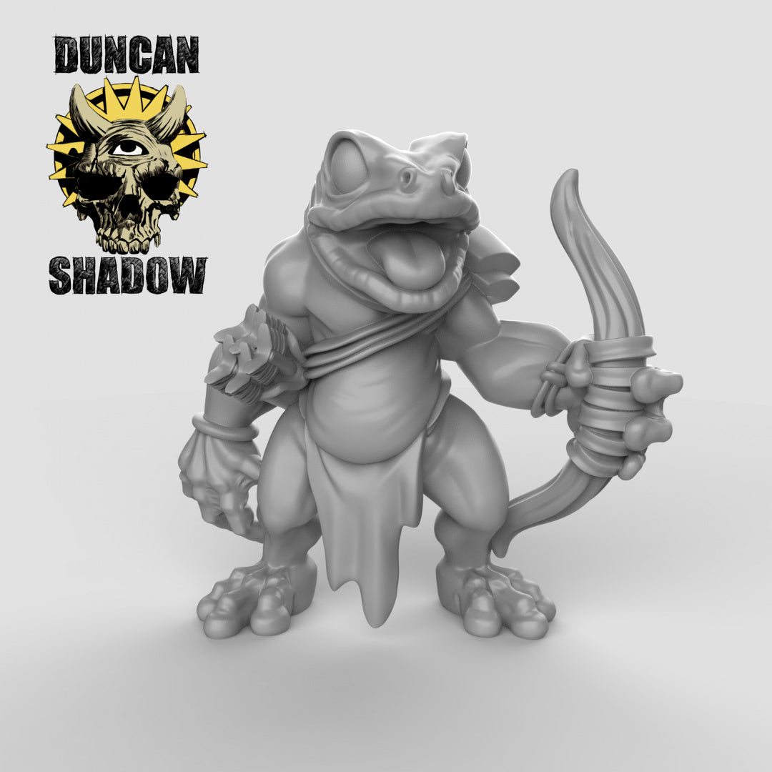 Boggard with bow Resin 3D Models for Dungeons & Dragons & Board RPGs