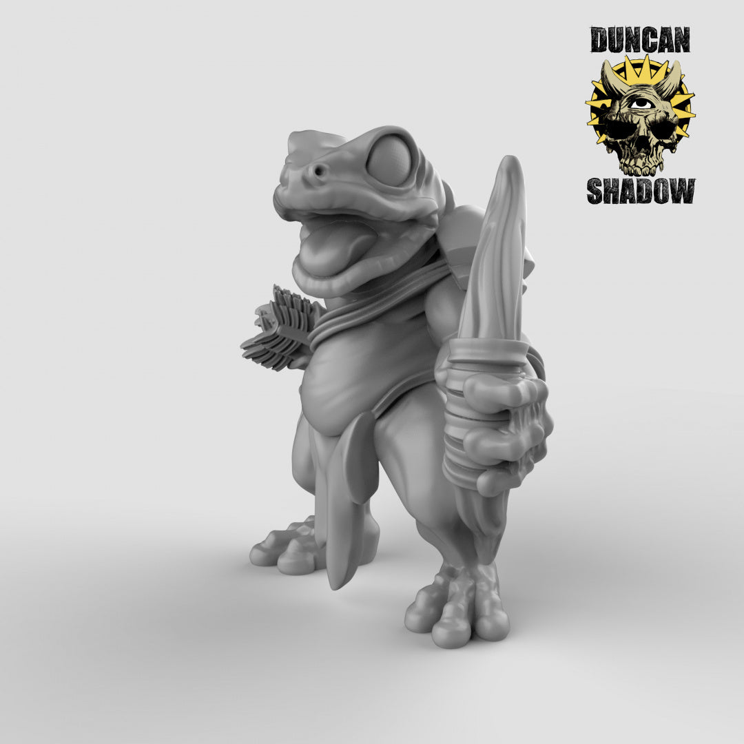 Boggard with bow Resin 3D Models for Dungeons & Dragons & Board RPGs