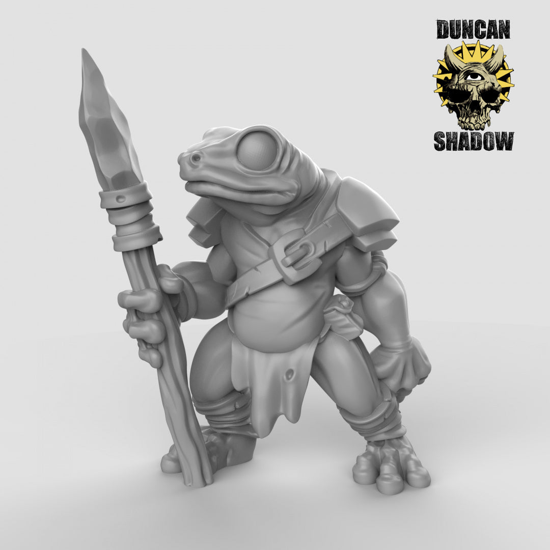 Boggards with spears Resin 3D Models for Dungeons & Dragons & Board RPGs