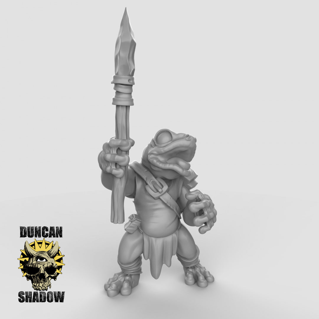 Boggards with spears Resin 3D Models for Dungeons & Dragons & Board RPGs