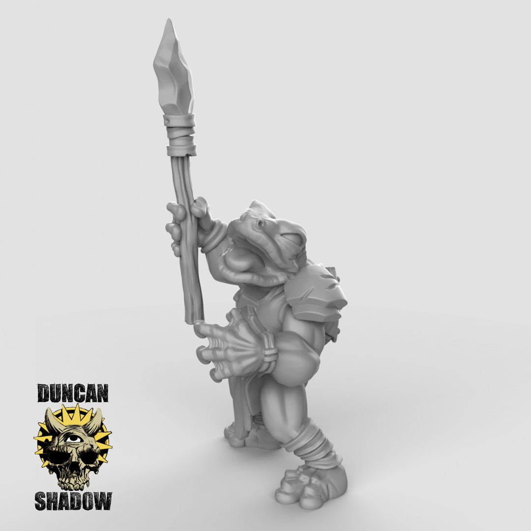 Boggards with spears Resin 3D Models for Dungeons & Dragons & Board RPGs