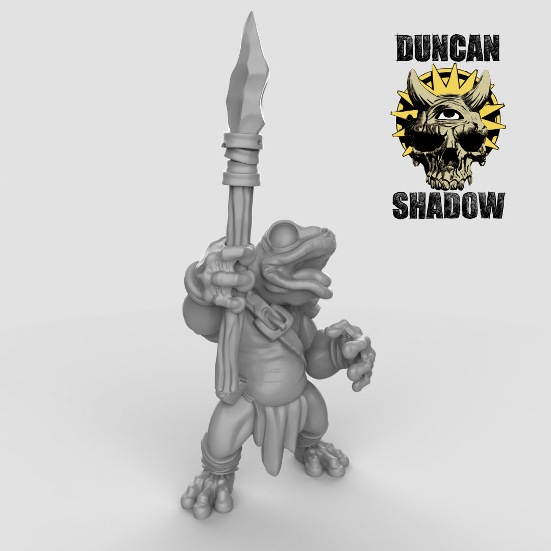 Boggards with spears Resin 3D Models for Dungeons & Dragons & Board RPGs